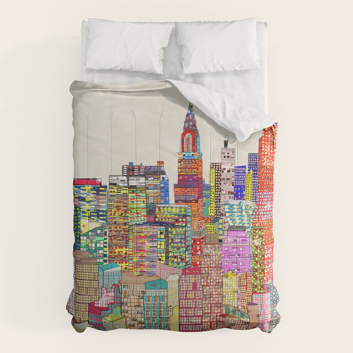 new york city skyline Comforter Gallery Image 6