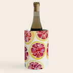 Sliced Grapefruits Watercolor Wine Chiller Gallery Image 3