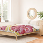 Sliced Grapefruits Watercolor Duvet Cover Gallery Image 2