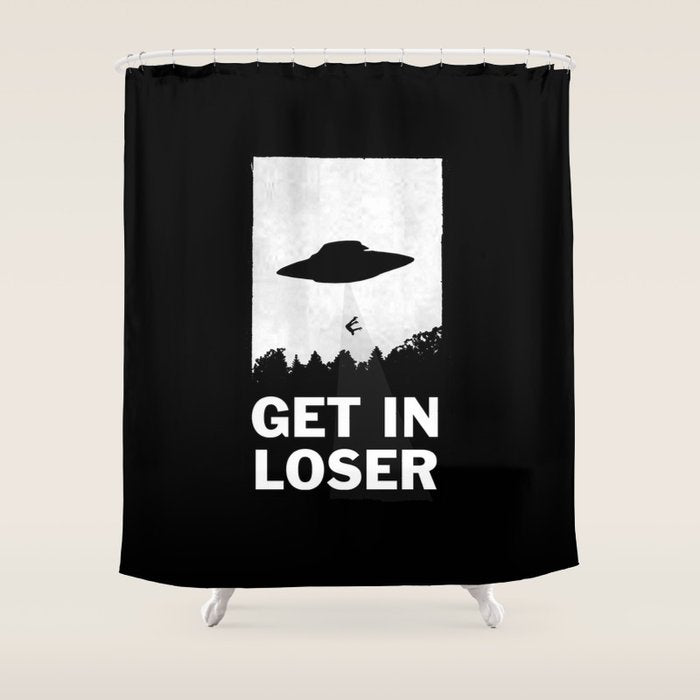 Get In Loser Shower Curtain Gallery Image 1