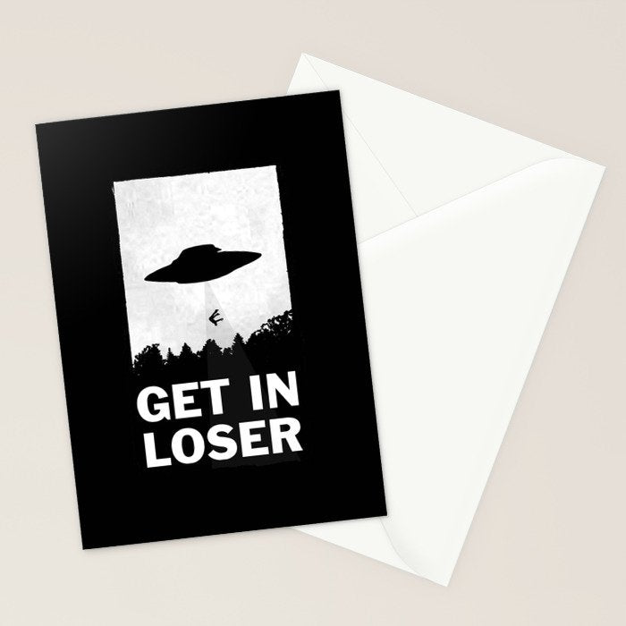 Get In Loser Stationery Card Gallery Image 2