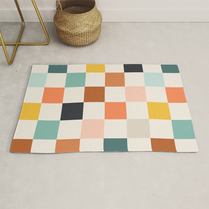 Check mate - earthy Rug Gallery Image 1