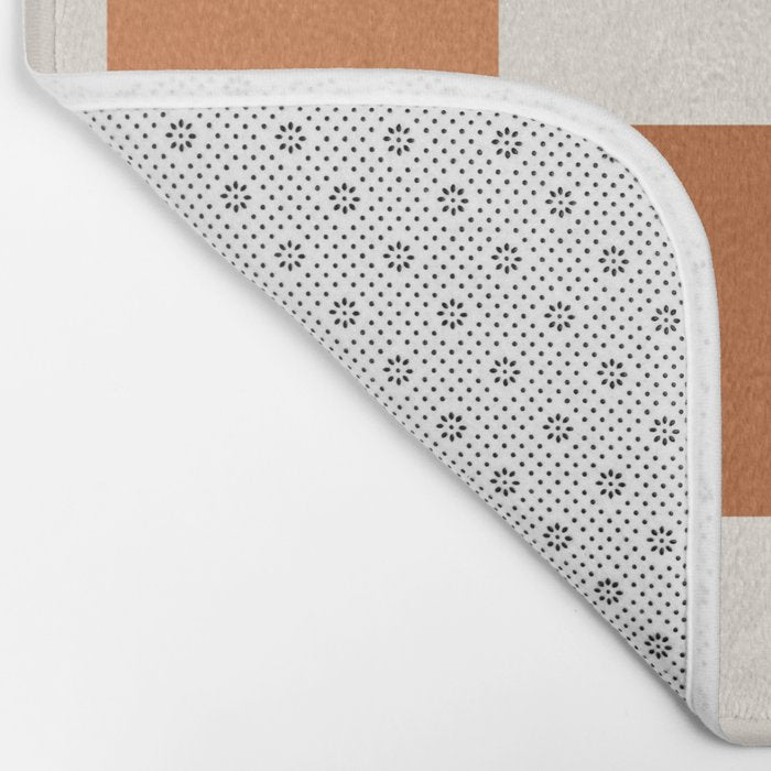 Check mate - earthy Bath Mat Gallery Image 2