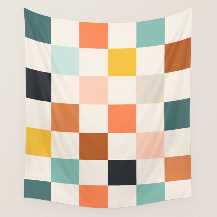 Check mate - earthy Wall Tapestry Gallery Image 4