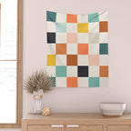 Check mate - earthy Wall Tapestry Gallery Image 2