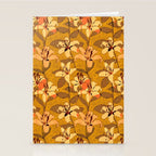 Tiger Lily (ORANGE-RED) Stationery Card Gallery Image 2