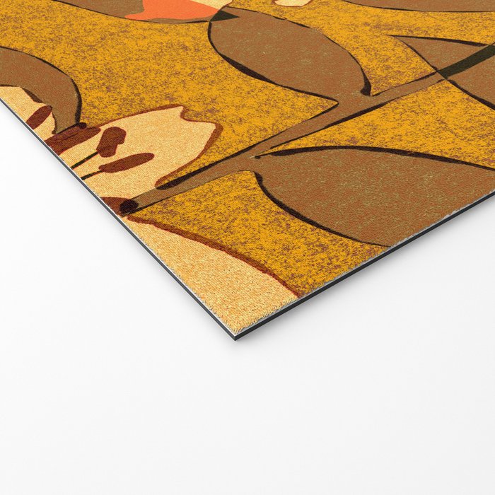 Tiger Lily (ORANGE-RED) Welcome Mat Gallery Image 2