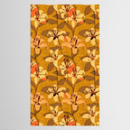 Tiger Lily (ORANGE-RED) Tablecloth Gallery Image 2