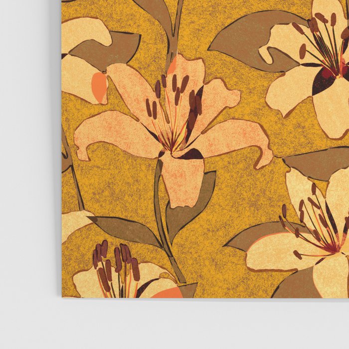 Tiger Lily (ORANGE-RED) Poster Gallery Image 3