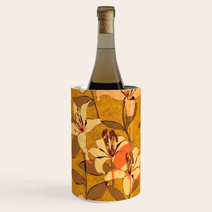 Tiger Lily (ORANGE-RED) Wine Chiller Gallery Image 1