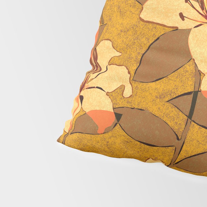 Tiger Lily (ORANGE-RED) Pillow Sham Gallery Image 4