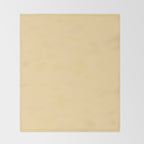 Buttercream Yellow Pastel Solid Throw Blanket Gallery Image 2