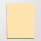Buttercream Yellow Pastel Solid Notebook Gallery Image 4