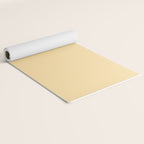 Buttercream Yellow Pastel Solid Yoga Mat Gallery Image 2