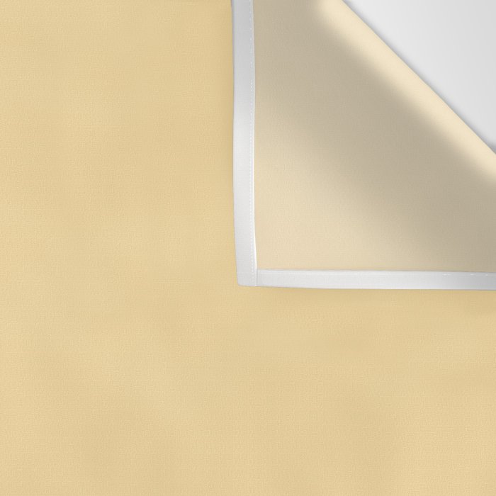 Buttercream Yellow Pastel Solid Wall Tapestry Gallery Image 3