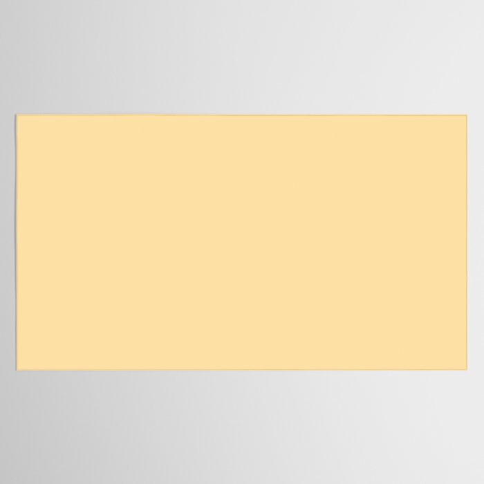 Buttercream Yellow Pastel Solid Tablecloth Gallery Image 2