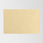 Buttercream Yellow Pastel Solid Rug Gallery Image 2