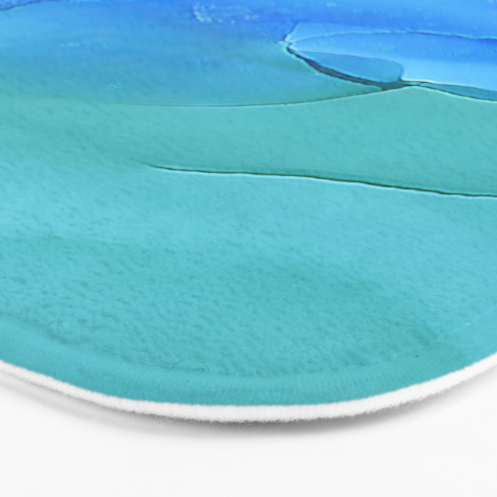 Alcohol Ink Seascape Bath Mat Gallery Image 3