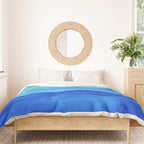 Alcohol Ink Seascape Duvet Cover Gallery Image 3