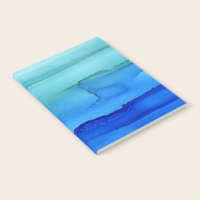 Alcohol Ink Seascape Notebook Gallery Image 1