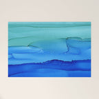 Alcohol Ink Seascape Welcome Mat Gallery Image 1