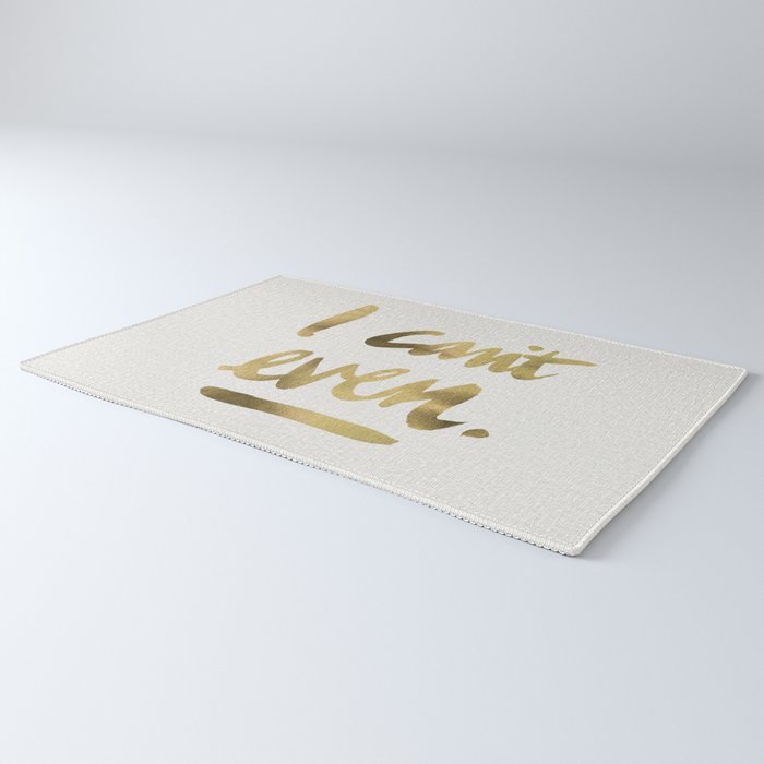 I Can't Even - Gold Ink Rug Gallery Image 3