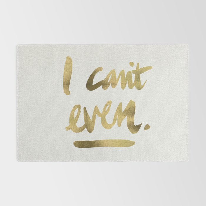 I Can't Even - Gold Ink Rug Gallery Image 2