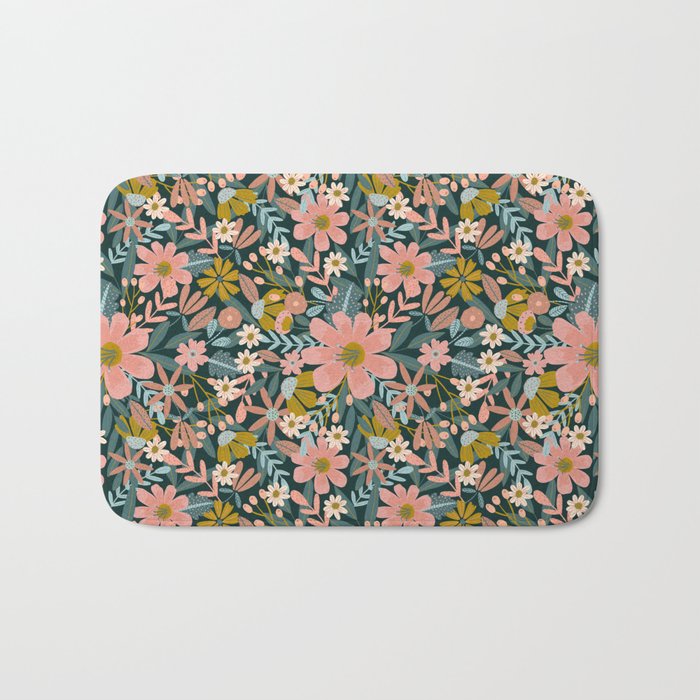 Night Blooms Bath Mat Gallery Image 1