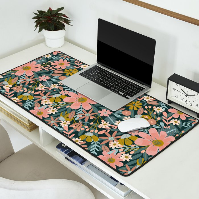 Night Blooms Desk Mat Gallery Image 2