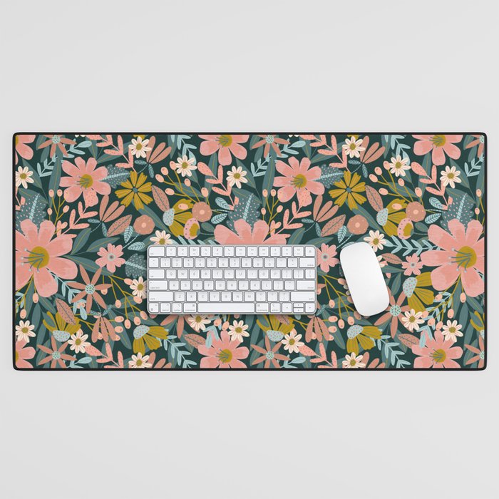 Night Blooms Desk Mat Gallery Image 1