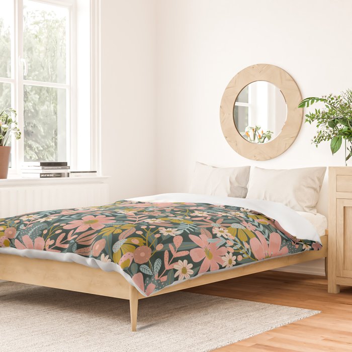 Night Blooms Duvet Cover Gallery Image 2