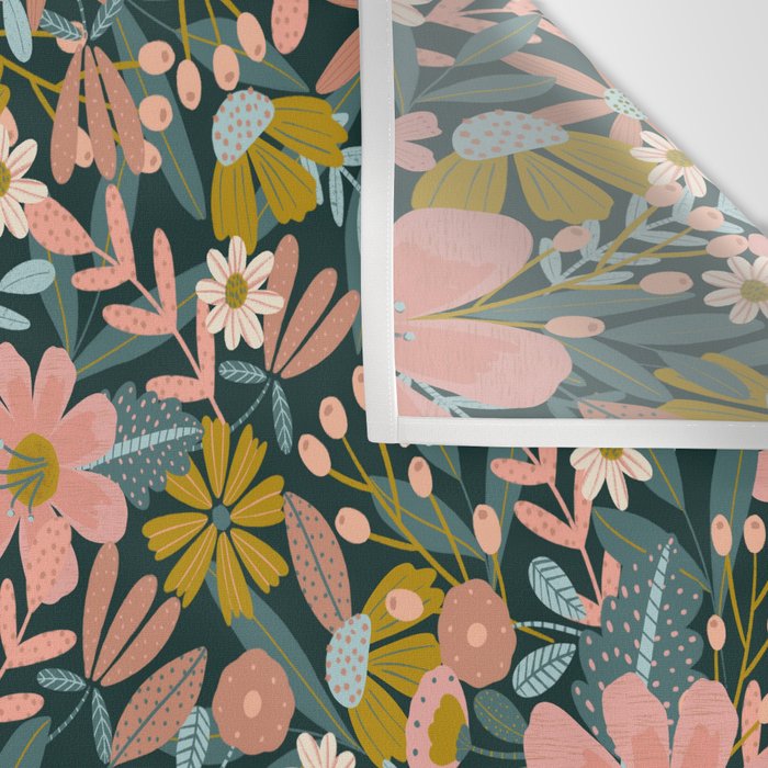 Night Blooms Wall Tapestry Gallery Image 3