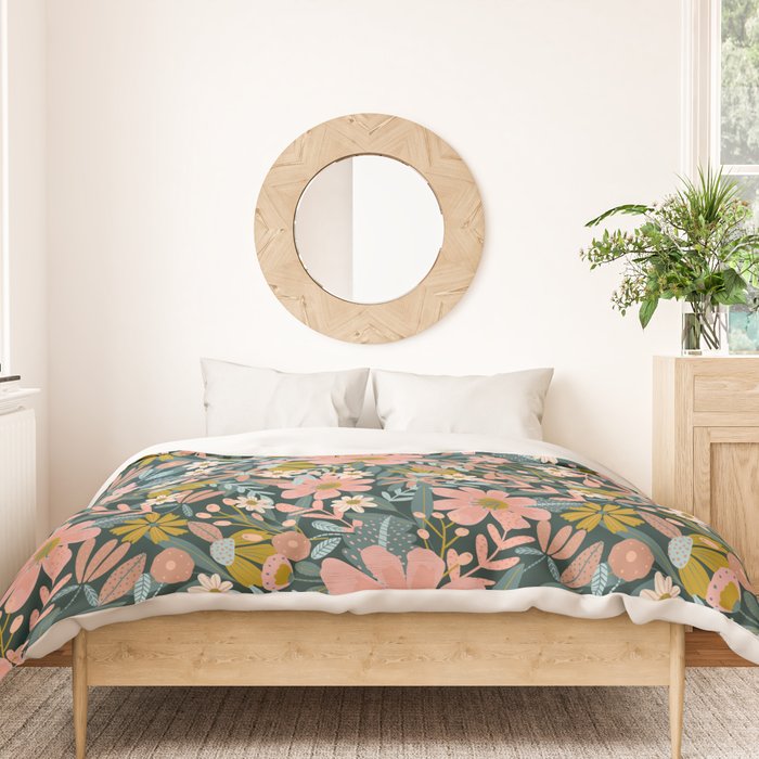 Night Blooms Duvet Cover Gallery Image 3