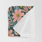 Night Blooms Throw Blanket Gallery Image 3