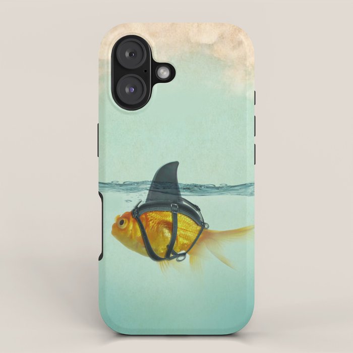 Brilliant DISGUISE - Goldfish with a Shark Fin iPhone Case Gallery Image 1