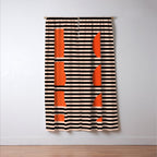 Abstraction_SUNSET_LINE_ART_Minimalism_001 Window Curtain Gallery Image 3