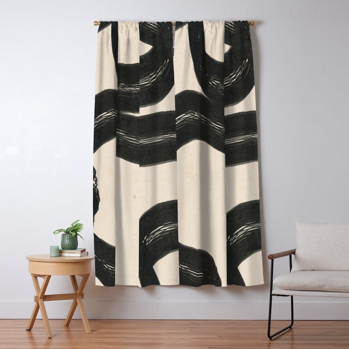 Minimal Abstract Art 15 Window Curtain Gallery Image 1