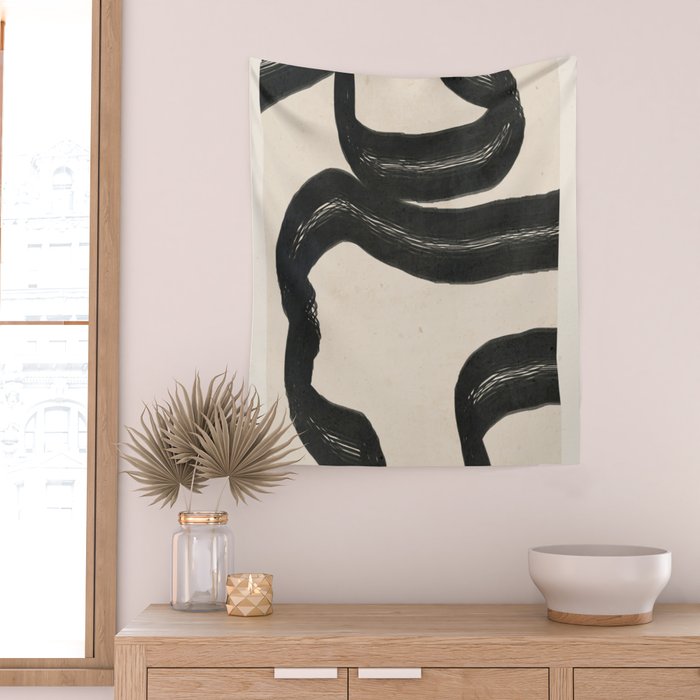 Minimal Abstract Art 15 Wall Tapestry Gallery Image 2