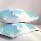 Egyptian Scarab - Turquoise OmbrÃ© Pillow Sham Gallery Image 3