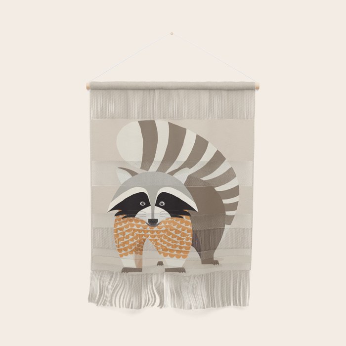 Whimsical Raccoon Wall Hanging Gallery Image 1