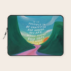 Gratitude and Hope at the Same Time Laptop Sleeve Gallery Image 1