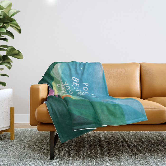 Gratitude and Hope at the Same Time Throw Blanket Gallery Image 1