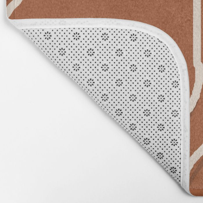 Abstract Face Sketch 4 Bath Mat Gallery Image 2