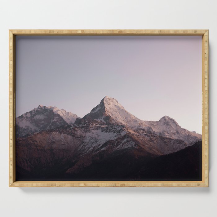 Annapurna Himalayas, Nepal Serving Tray Gallery Image 1