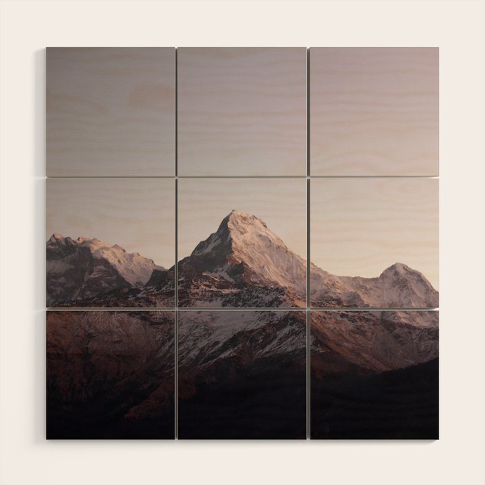 Annapurna Himalayas, Nepal Wood Wall Art Gallery Image 1