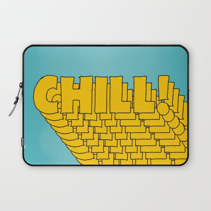 Chill Chill Chill! | Blue Edition Laptop Sleeve Gallery Image 1