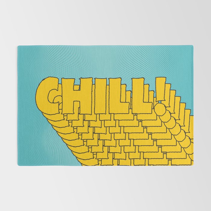 Chill Chill Chill! | Blue Edition Rug Gallery Image 2