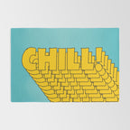 Chill Chill Chill! | Blue Edition Rug Gallery Image 2