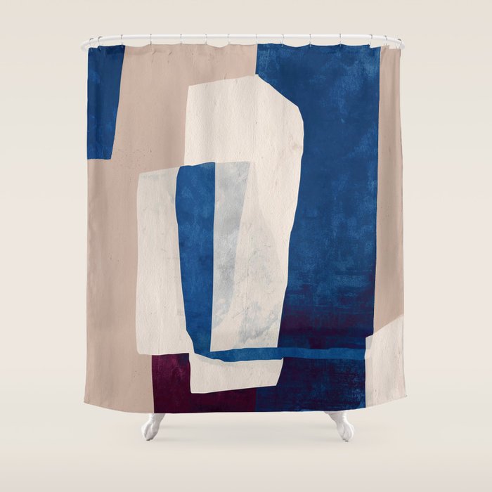 Quiet Geometry Shower Curtain Gallery Image 1