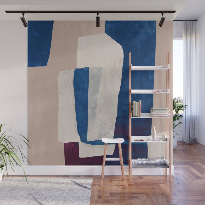 Quiet Geometry Wall Mural Gallery Image 1